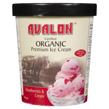 Avalon Organic Strawberries N' Cream Ice Cream 946ml